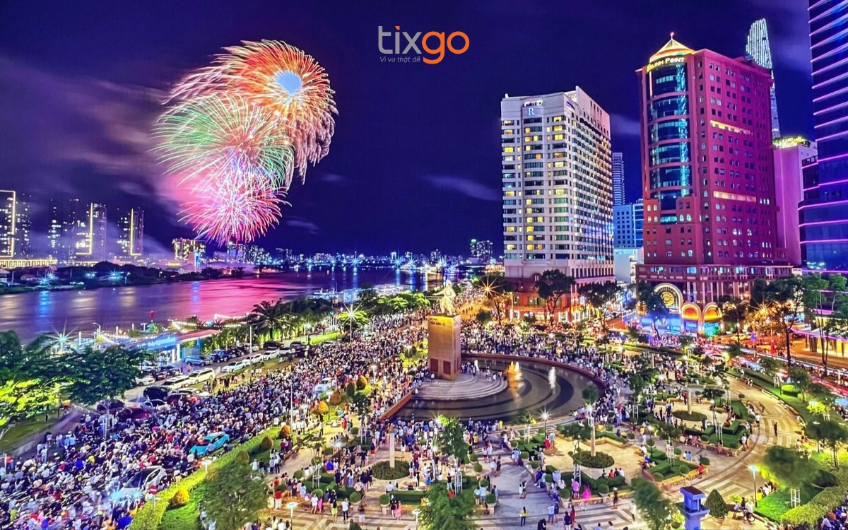 TP.HCM có 6 điểm bắn pháo hoa chào đón năm mới 2026 