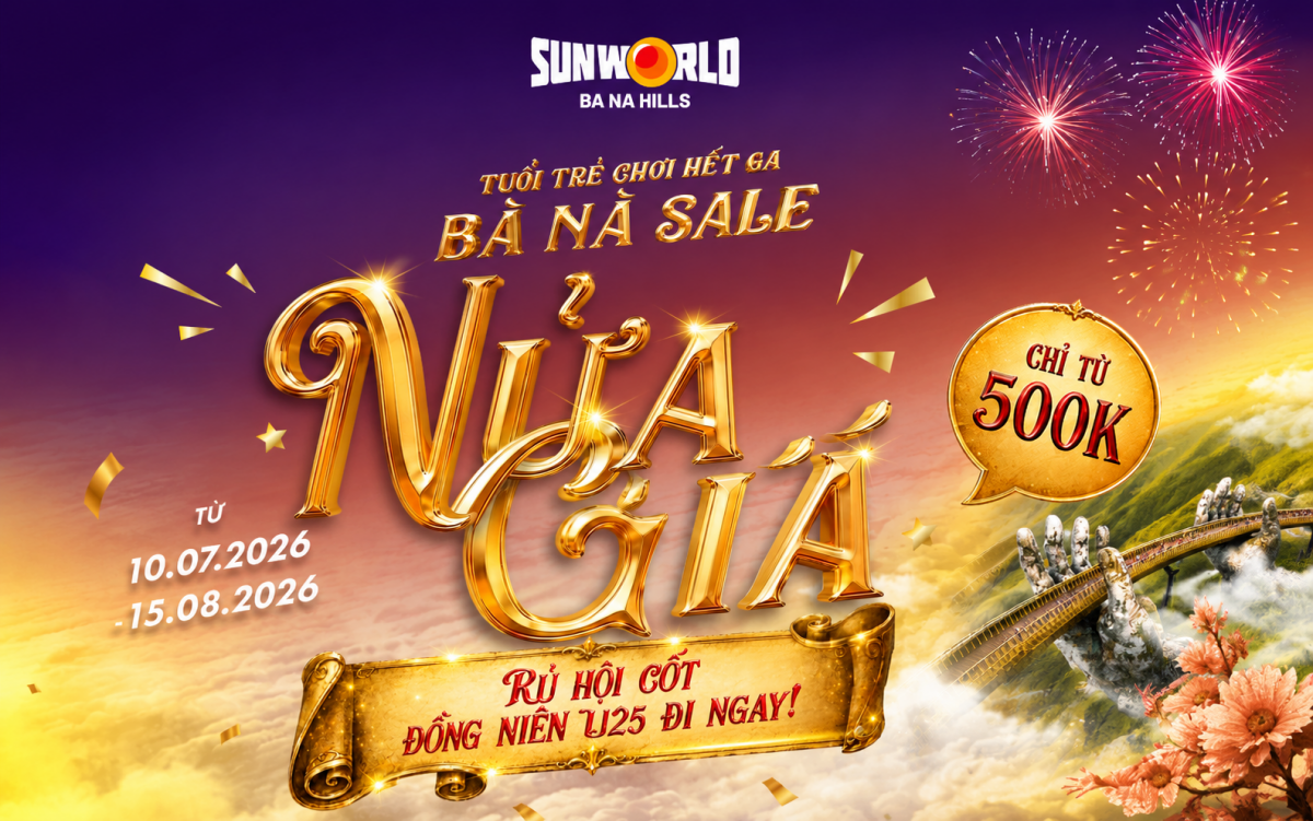 bà nà hills ưu đãi vé u25 