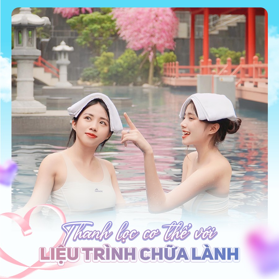 Thanh lọc cơ thể với liệu trình chữa lành tại Mikazuki Water Park 