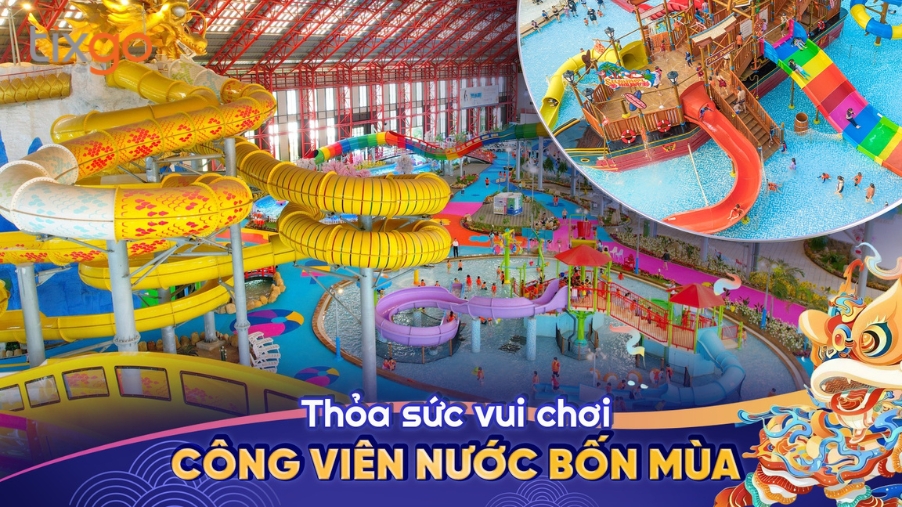 Công viên nước trong nhà của Mikazuki Water Park 