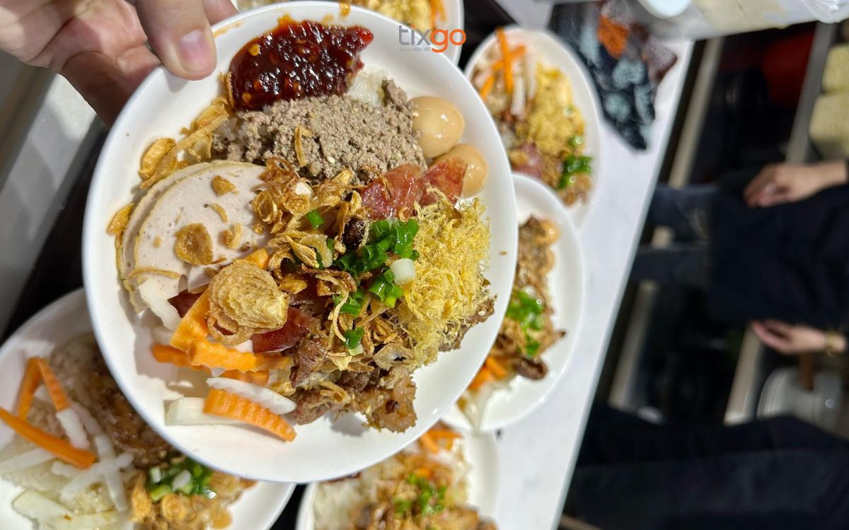 Xôi biến tấu nhiều món ở Đà Nẵng