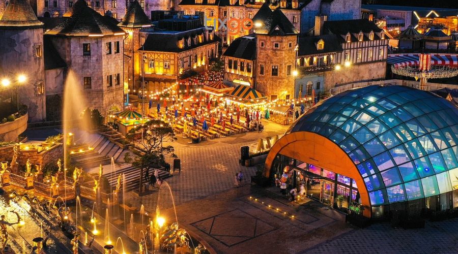 Vẻ đẹp của Bà Nà Hills về đêm gây ấn tượng với nhiều du khách Vẻ đẹp của Bà Nà Hills về đêm gây ấn tượng với nhiều du khách