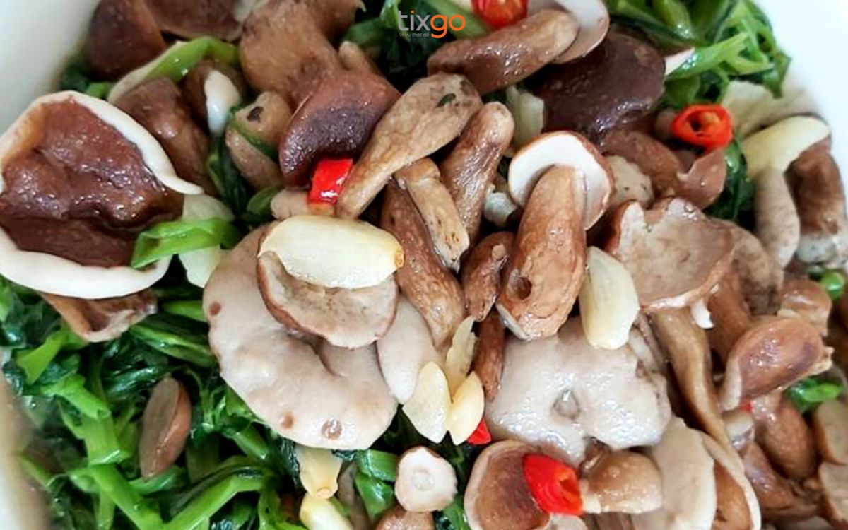 Nấm tràm Bắc Đảo có vị đắng nhẹ, hậu vị ngọt 