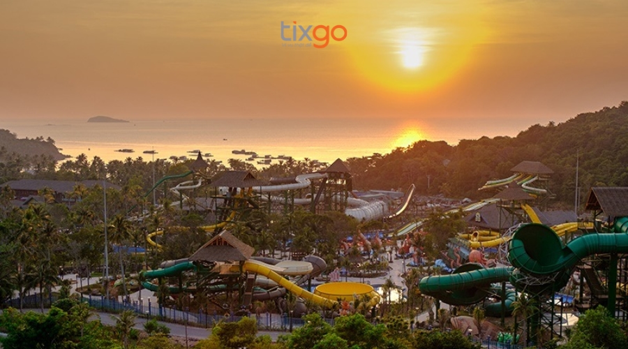 Sun World Hòn Thơm là thiên đường giải trí với đa dạng trò chơi bãi tắm hòn thơm