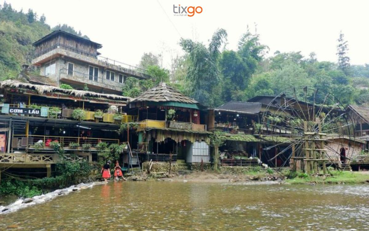 Bản Cát Cát thuộc xã San Sả Hồ, Sapa bản cát cát sapa