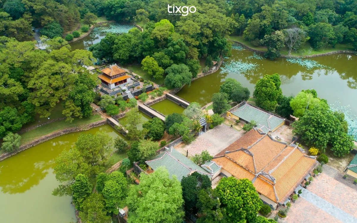 bản đồ cố đô huế Toàn cảnh non nước hữu tình lăng Minh Mạng