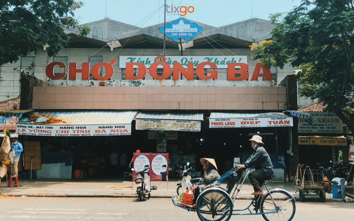 bản đồ cố đô huế Khám phá khu chợ Đông Ba sầm uất nhất Cố đô