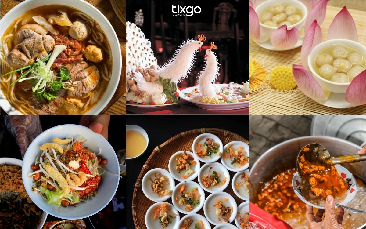 bản đồ cố đô huế Trải nghiệm tinh hoa ẩm thực phong phú Cố đô