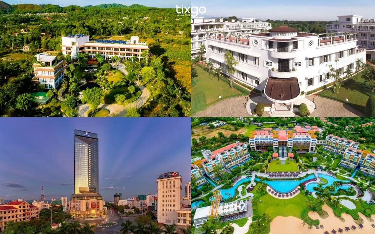 bản đồ cố đô huế Những địa điểm lưu trú ở Huế theo từng khu vực