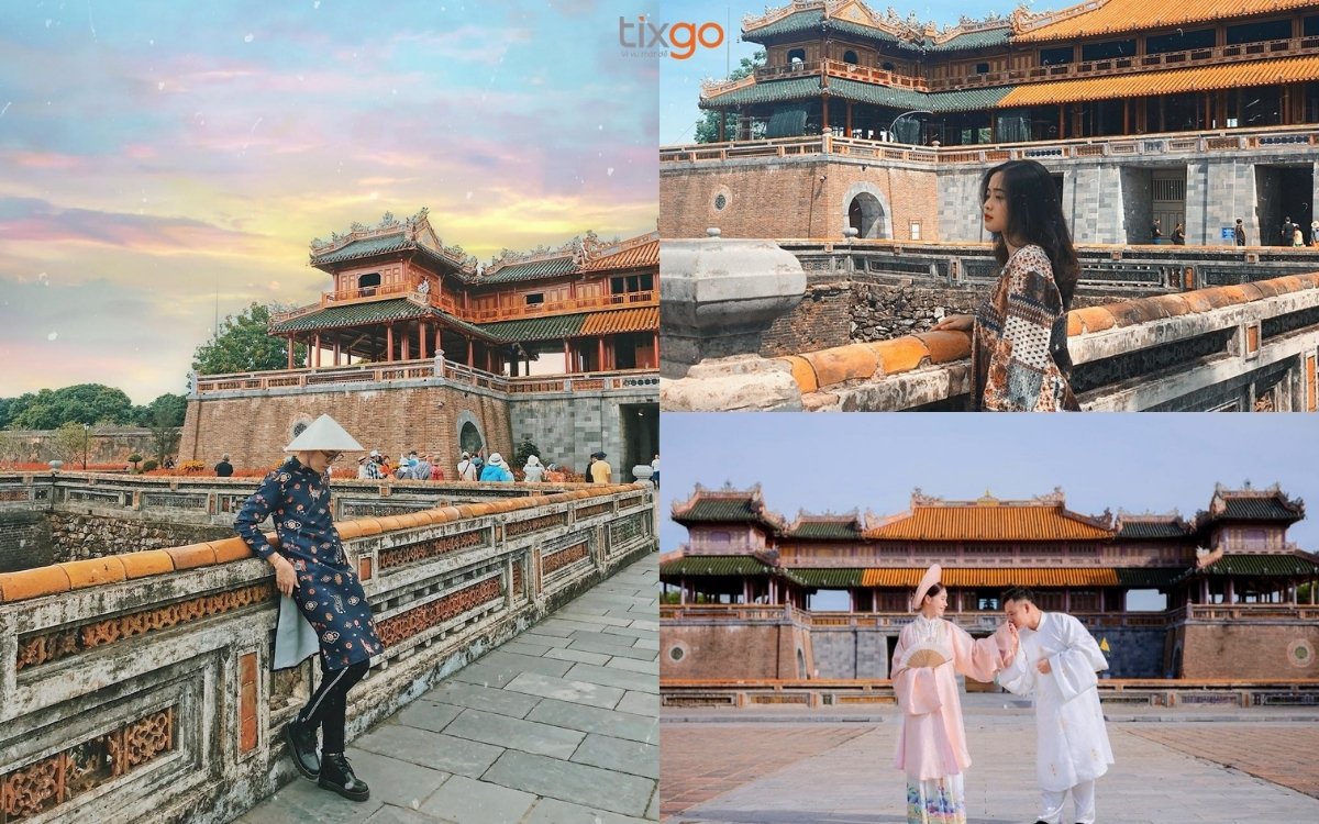 Ngọ Môn là cổng chính và cũng là biểu tượng nổi bật nhất của Đại Nội Huế bản đồ đại nội huế