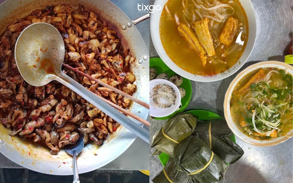 Bánh canh cá lóc tại quán O Hằng