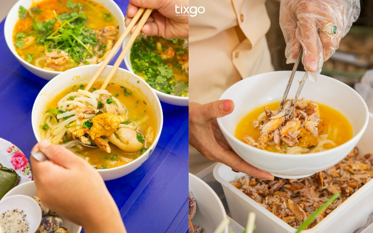 Bánh canh cua rời Hương