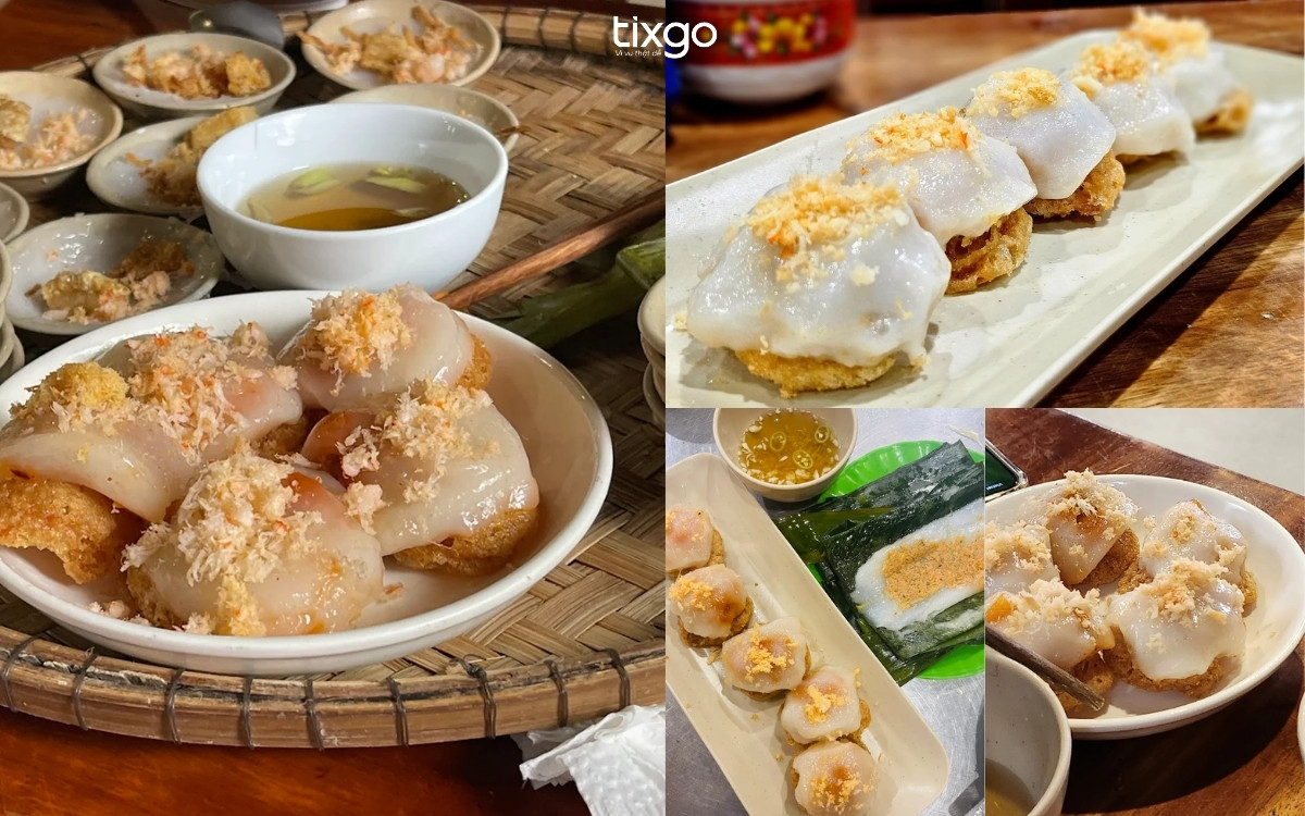 bánh ít tôm thịt huế Quán bánh ít Hạnh