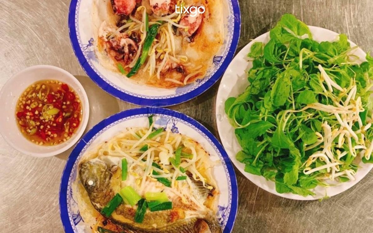 Quán bánh xèo cá kình Hằng Liên bánh khoái cá kình