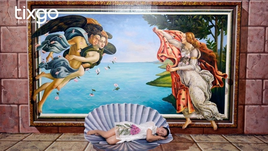 "Tương tác" với các danh họa thế giới tại Khu cổ điển Bảo tàng 3D Đà Nẵng