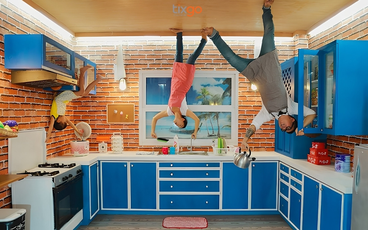 bảo tàng đà nẵng Bảo tàng Úp ngược là điểm đến "đánh lừa thị giác" bậc nhất Đà Nẵng