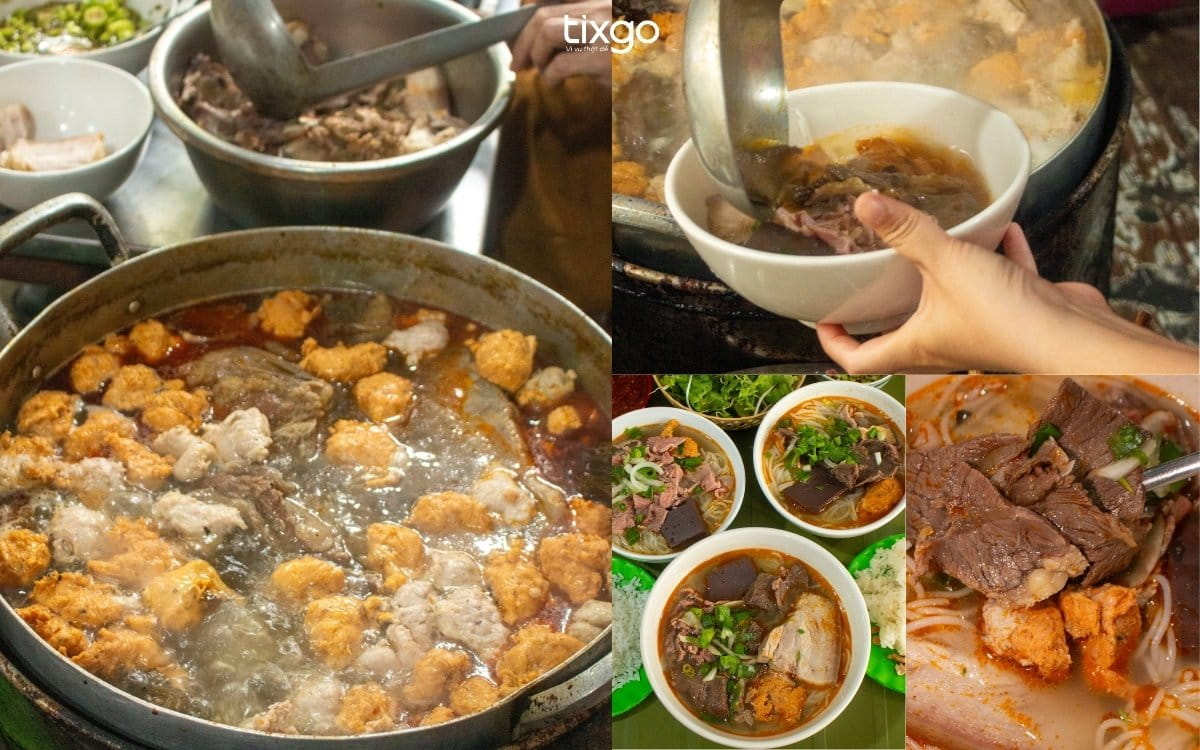 bún bò Huế ngon Quán bún bò Huế O Liễu được lòng người địa phương