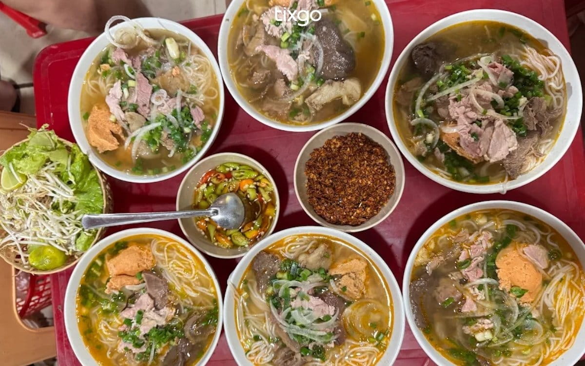 bún bò Huế ngon Quán bún bò Huế Nga