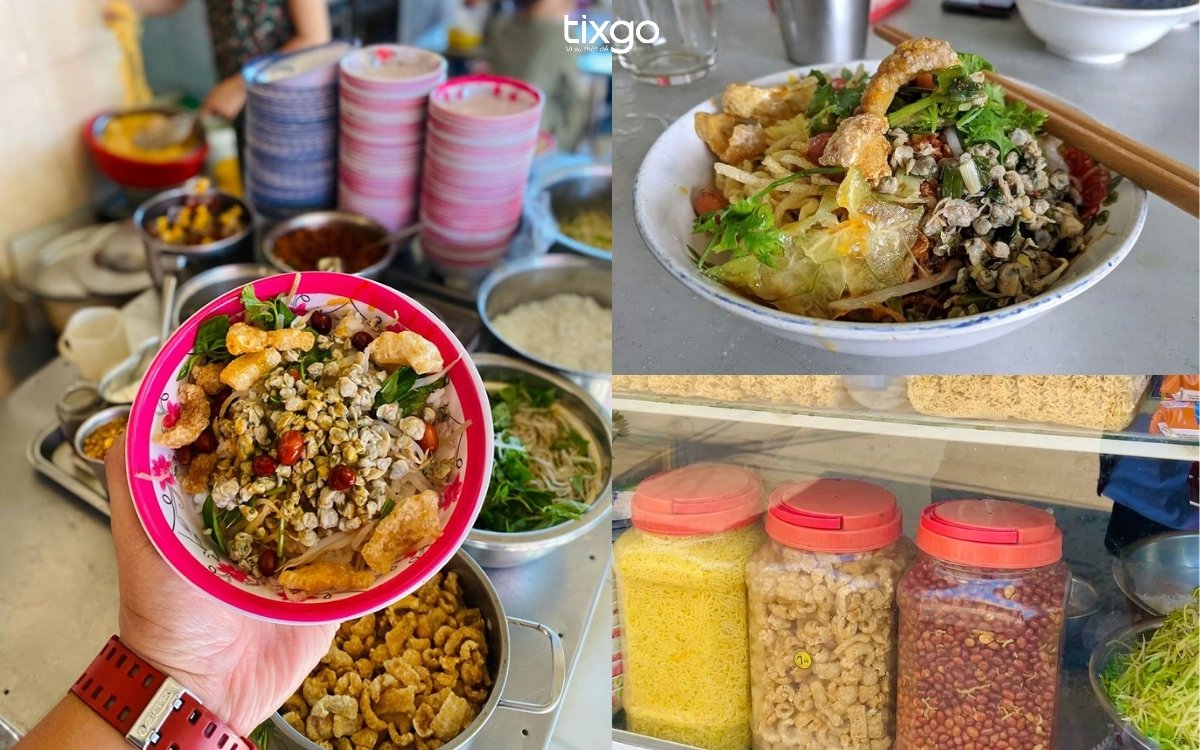 Tô bún hến đậm vị ở quán cơm hến Hùng