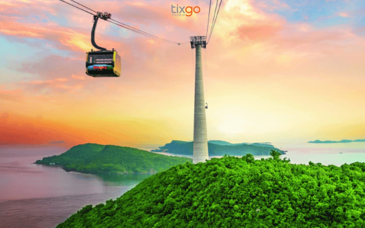 Cáp treo Hòn Thơm là cáp treo 3 dây vượt biển dài nhất thế giới 