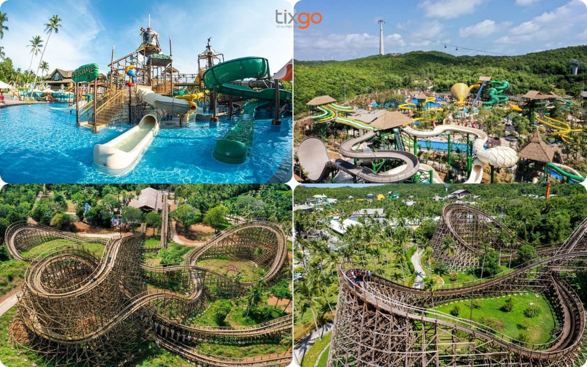 Aquatopia Water Park và làng Exotica: Khu vui chơi bậc nhất Phú Quốc