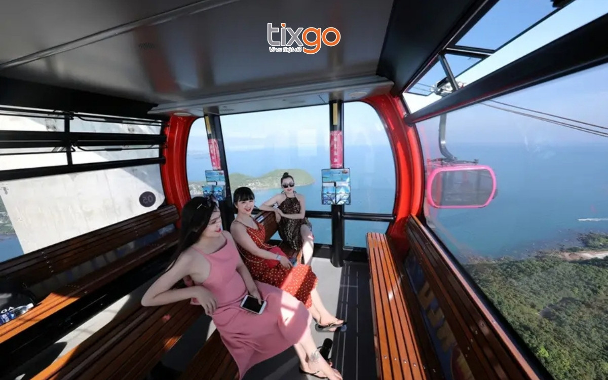 cách đi ra Hòn Thơm Phú Quốc Trải nghiệm cáp treo Hòn Thơm và ngắm quần đảo An Thới từ trên cao