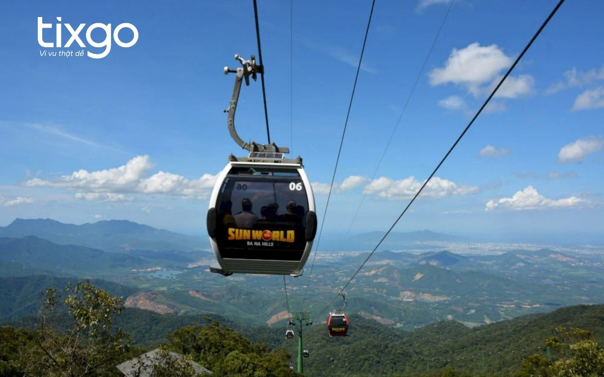 Di chuyển đến Cầu Vàng Đà Nẵng bằng cáp treo Di chuyển đến Cầu Vàng Đà Nẵng bằng cáp treo