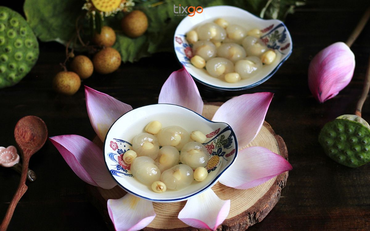 chè cung đình Huế Chè long nhãn hạt sen xứ Huế