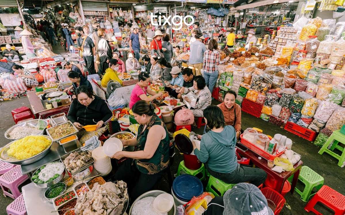 Chợ Cồn Đà Nẵng thường mở cửa đến 22:00