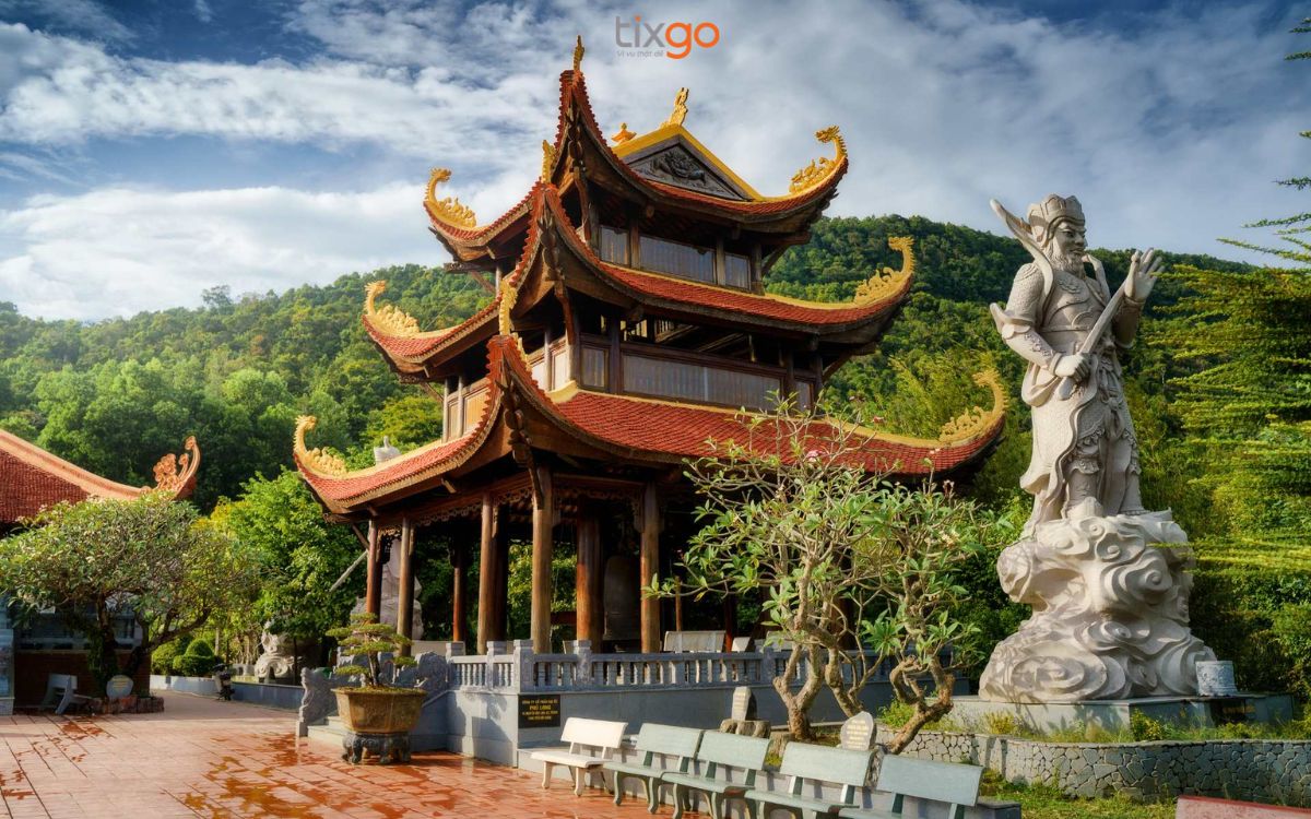 Chùa Hộ Quốc xây dựng theo phong cách kiến trúc Phật giáo thời Lý - Trần