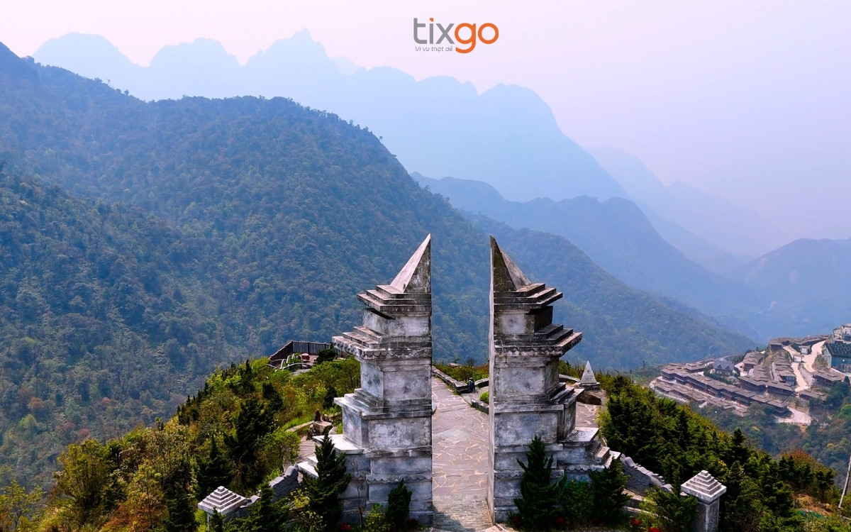 Vị trí của Cổng trời Ô Quy Hồ Sapa cổng trời sapa đèo ô quy hồ