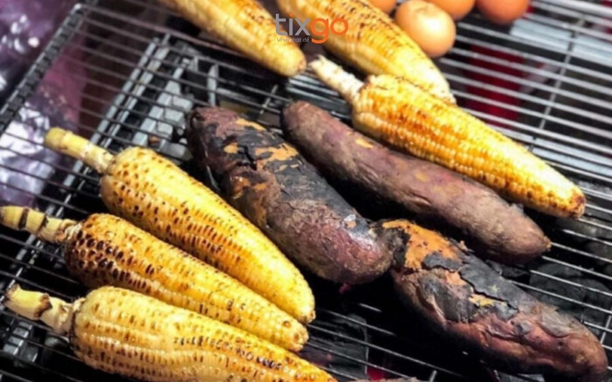 Khoai mật nướng thơm lừng