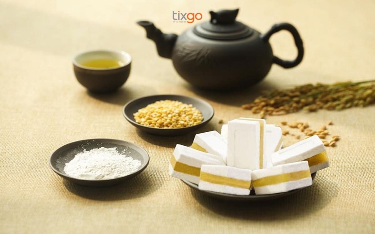 Các loại bánh dịp lễ hội thường có tại chợ phiên 