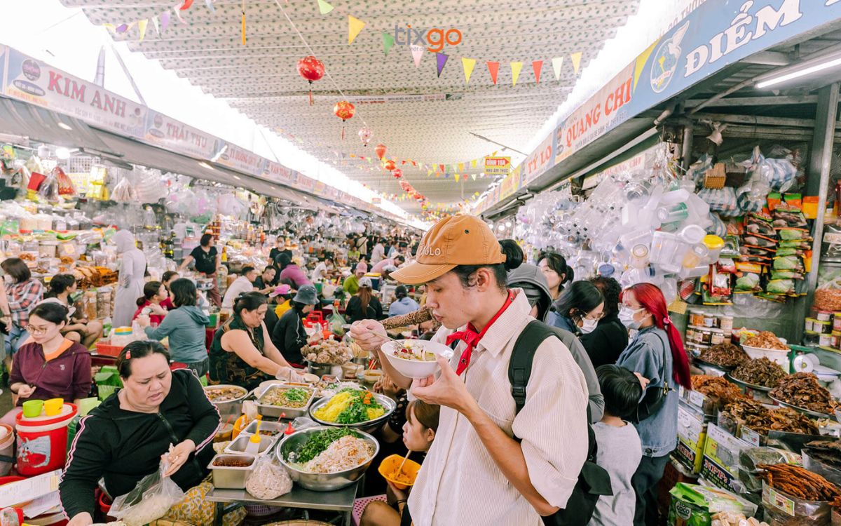Du lịch Đà Nẵng không bỏ lỡ chợ Cồn