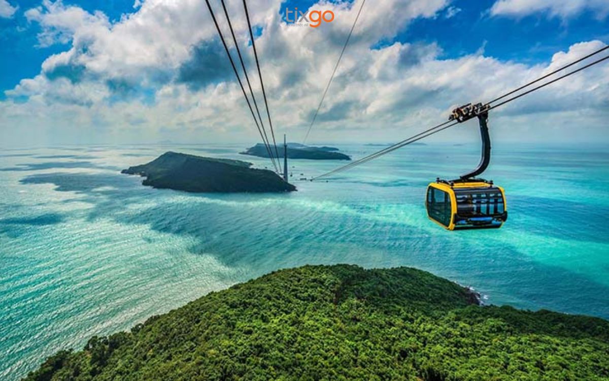 Cáp treo Hòn Thơm là cáp treo 3 dây vượt biển dài nhất thế giới