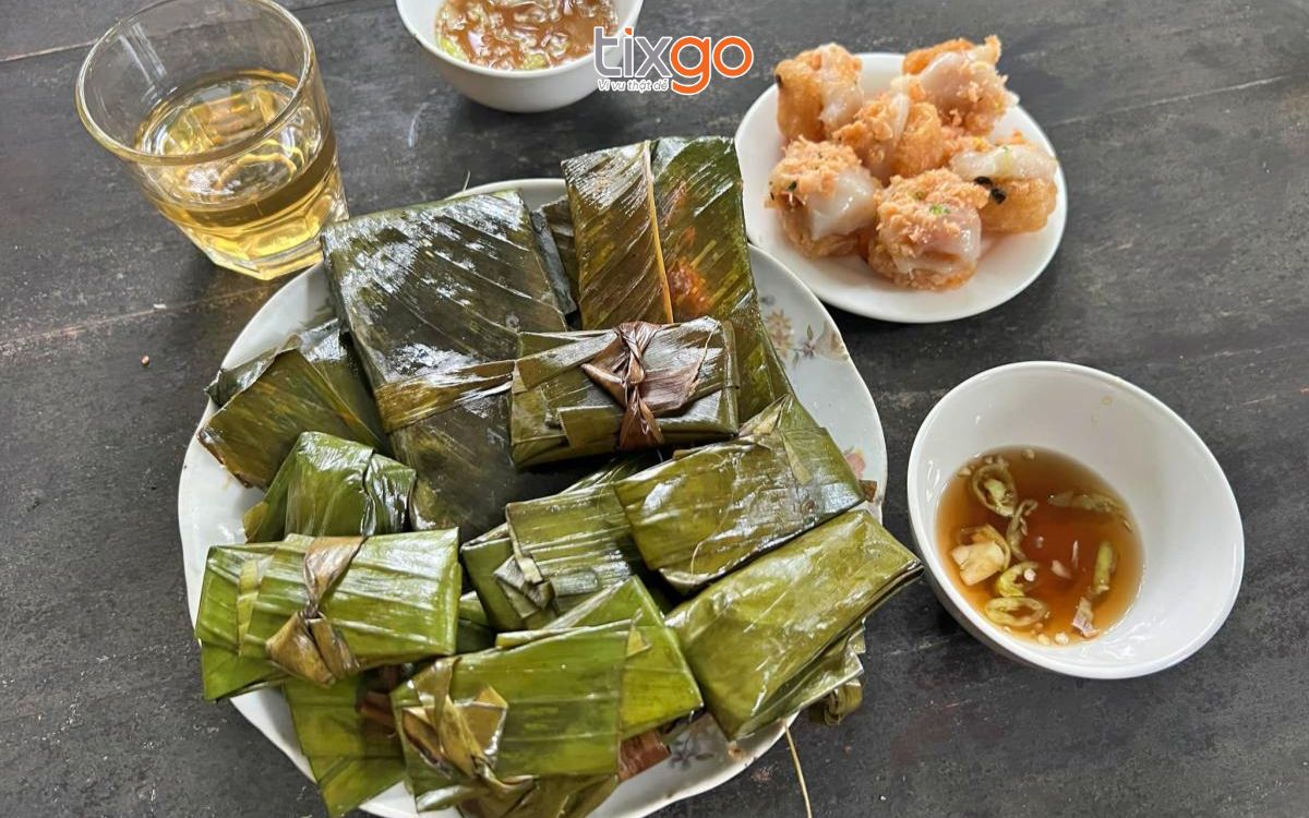 du lịch huế tháng 7 Các loại bánh Nậm - lọc - Ram ít nổi tiếng ở O Lé