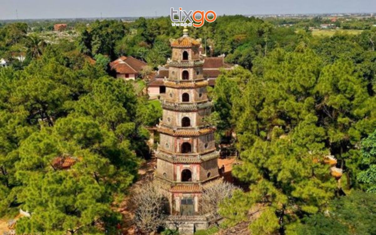 du lịch huế tháng 8 Chùa Thiên Mụ
