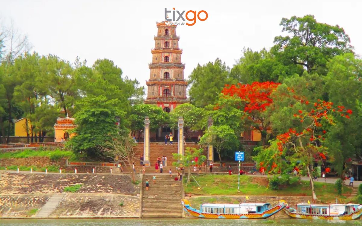 du lịch huế tháng 9 Chùa Thiên Mụ