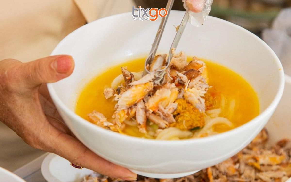 du lịch huế tháng 9 Bánh canh cua rời