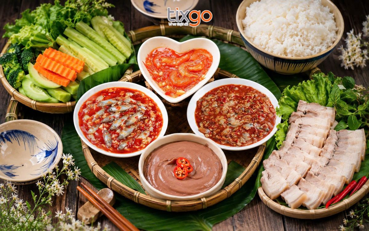 du lịch huế tháng 9 Các loại mắm Huế trứ danh