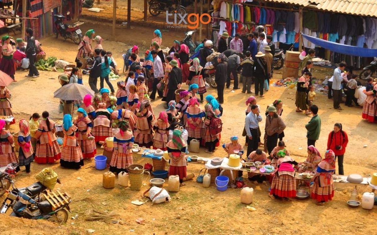 du lịch Lào Cai Chợ phiên vùng cao - Chợ Bắc Hà