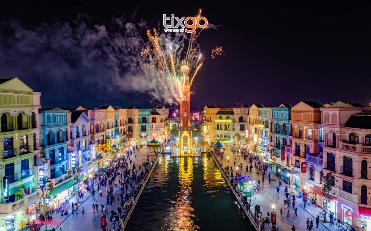 du lịch Phú Quốc tháng 1 Grand World vào Phú Quốc tháng 1 lung linh dưới pháo hoa