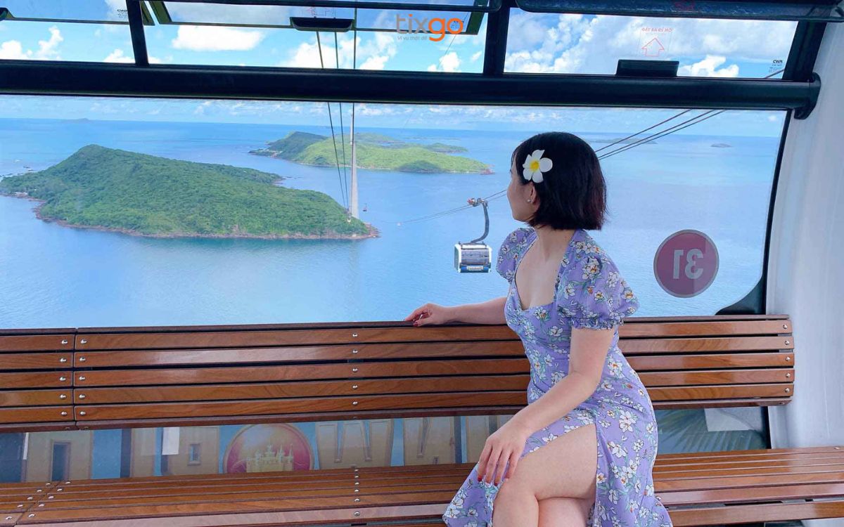 Trải nghiệm “chuyến bay không cánh” với tầm nhìn 360 độ độc nhất ở cáp treo Hòn Thơm 