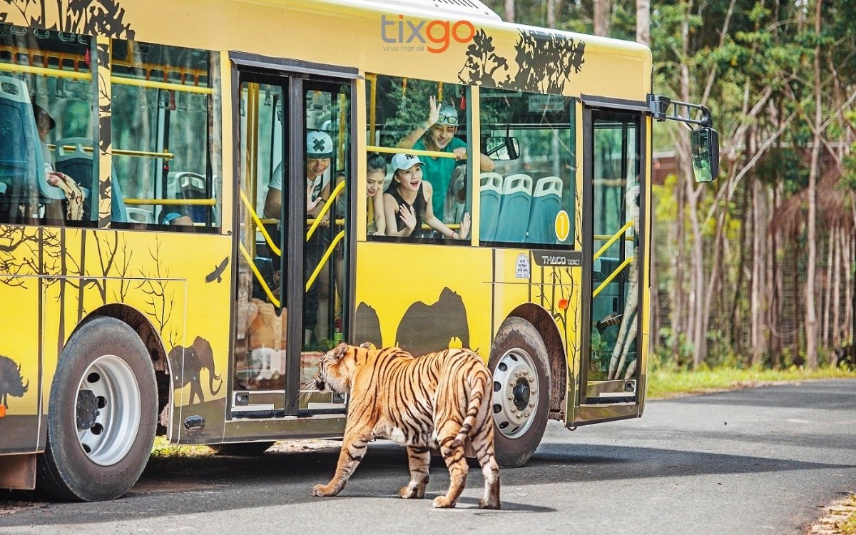 du lịch Phú Quốc tháng 9 Vinpearl Safari Phú Quốc với mô hình “nhốt người thả thú”