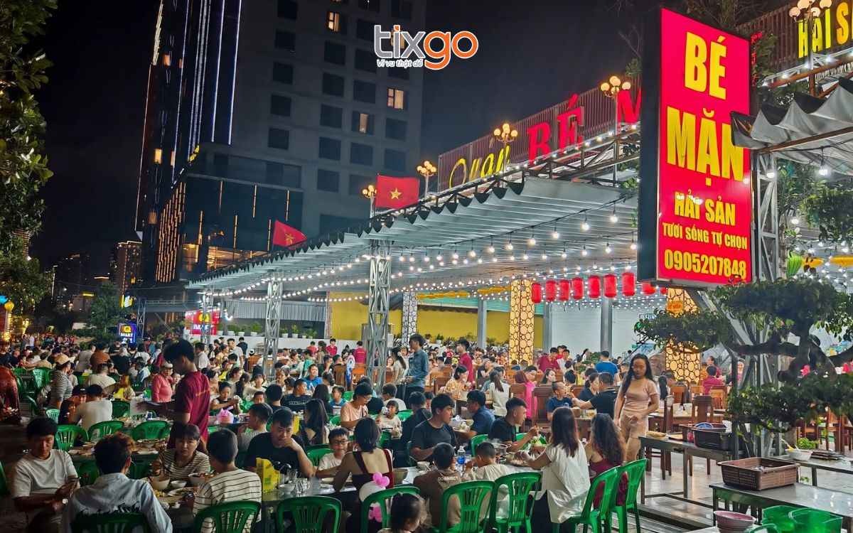Hải sản Bé Mặn có đầy đủ các loại hải sản tươi ngon