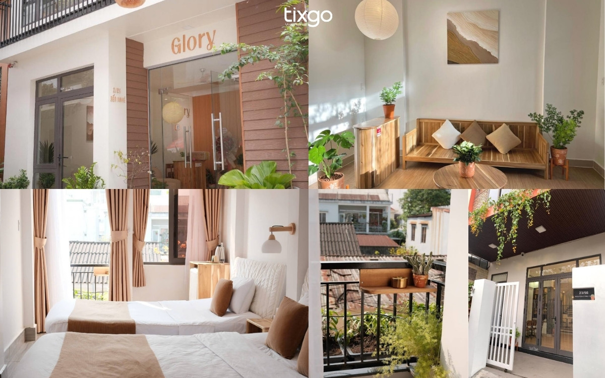 homestay ở huế Glory Hue Homestay mang phong cách thiết kế hiện đại, trang nhã