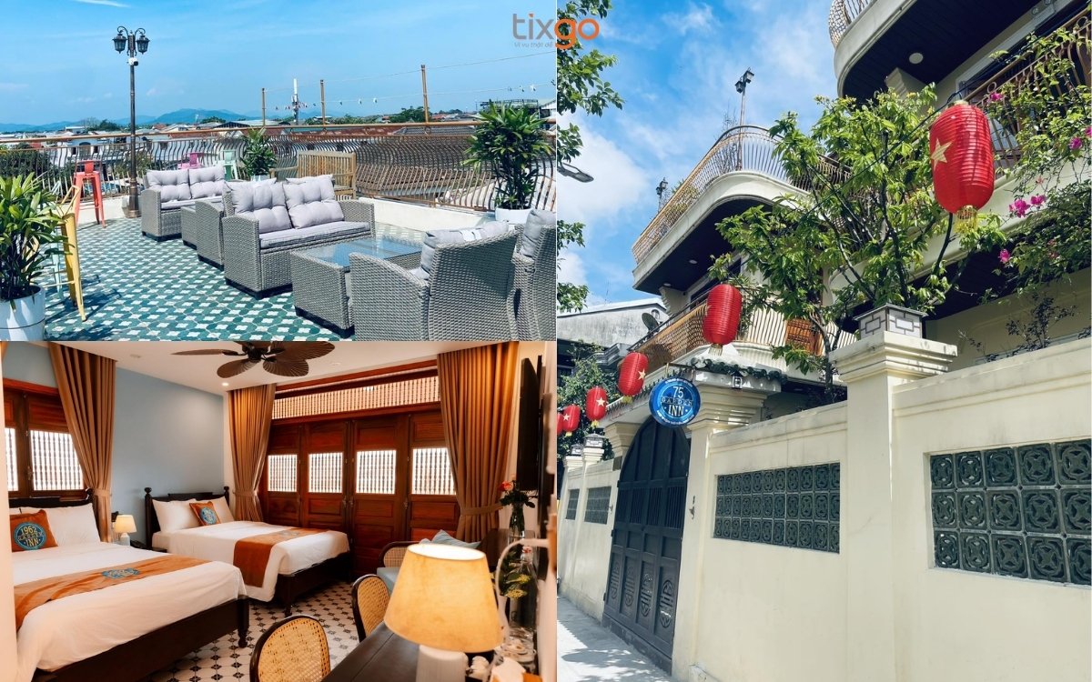 homestay ở huế 75 Garden Inn ví như điền trang nhỏ ẩn mình giữa lòng Cố đô