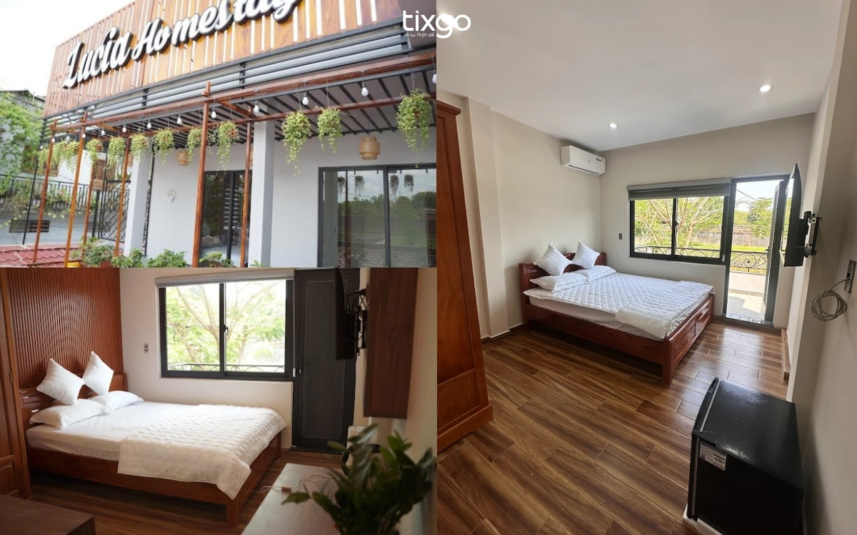 homestay ở huế Lucia Homestay & Coffee là sự kết hợp giữa mô hình lưu trú tiện nghi và quán cà phê