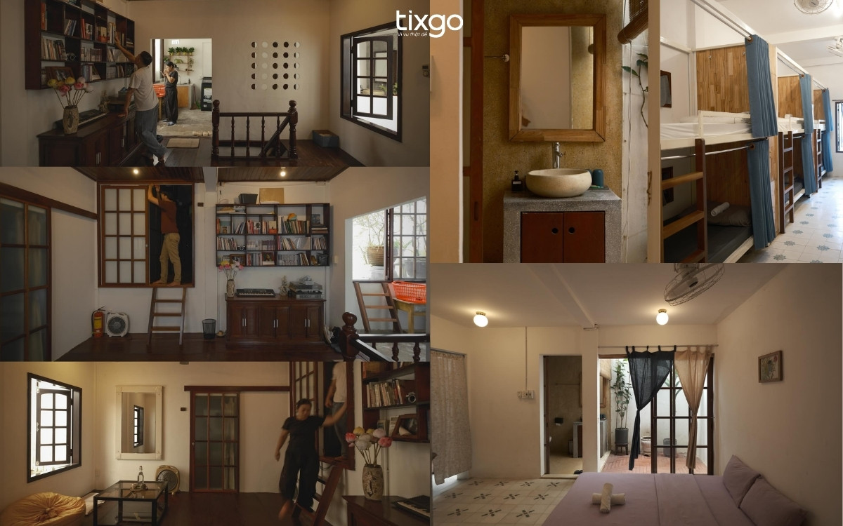 homestay ở huế A-mâze house sở hữu lối thiết kế dân dã, đậm nét Huế xưa