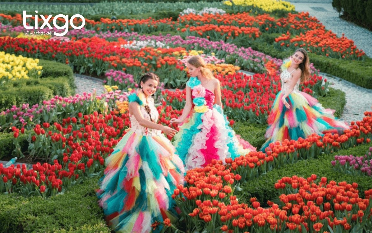 Checkin Vườn Hoa Le Jardin D'Amour khi đi Bà Nà Hills tự túc Checkin Vườn Hoa Le Jardin D'Amour khi đi Bà Nà Hills tự túc